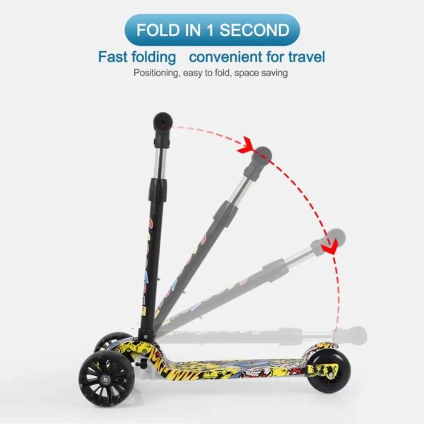Kids Scooter with Lights and Music - Fun, Safe, and Interactive Ride-On Scooter for Children Premium Pro - Image 5