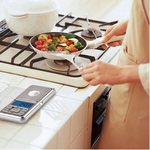 Mini Pro Pocket Scale – High Precision Digital Scale for Gold, Jewelry & Kitchen (500g x 0.1g) - Image 3