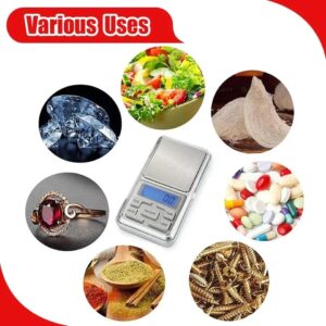 Mini Pro Pocket Scale – High Precision Digital Scale for Gold, Jewelry & Kitchen (500g x 0.1g)