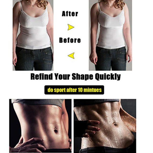 Slim Flex Waist Trainer Belt – Ultimate Body Shaper for Men & Women (Black) - Image 9