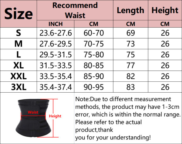 Slim Flex Waist Trainer Belt – Ultimate Body Shaper for Men & Women (Black) - Image 8