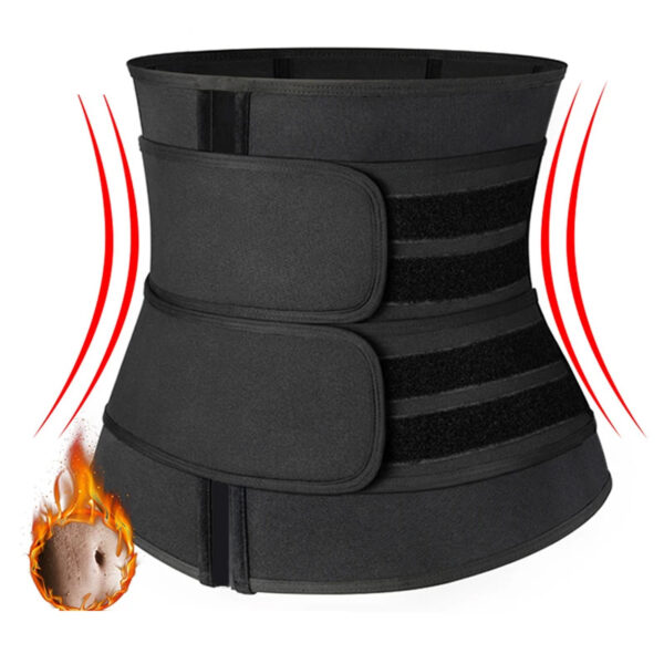 Slim Flex Waist Trainer Belt – Ultimate Body Shaper for Men & Women (Black) - Image 7