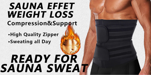 Slim Flex Waist Trainer Belt – Ultimate Body Shaper for Men & Women (Black) - Image 5