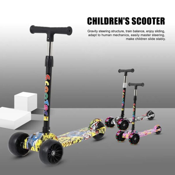 Kids Scooter with Lights and Music - Fun, Safe, and Interactive Ride-On Scooter for Children Premium Pro - Image 4