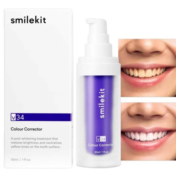 Hismile V34 Purple Whitening Toothpaste - Remove Stains, Reduce Yellowing, and Brighten Teeth for a Fresh, Healthy Smile - Image 4