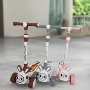 Kids Scooter with Lights and Music - Fun, Safe, and Interactive Ride-On Scooter for Children