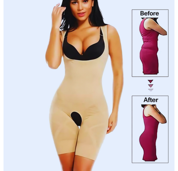 Slim N Lift Full Body Shaper For Female | Tummy Control Thigh Slimmer Shape Wear - Image 2