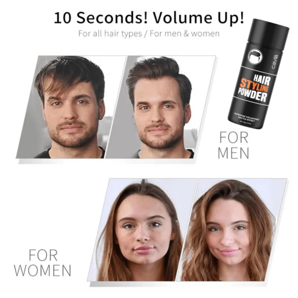 Cavii Hair Styling Texture Powder For Men And Women, Volumzing Powder For Natural Matte Hair Style Look - Image 6