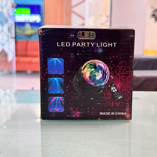 LED Disco Party Lights - Crystal Magic Ball 3W RGB, Color-Changing Lighting for Parties, Events, and Home Decor - Image 7