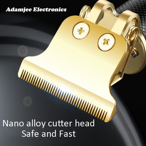 Professional Metal Body T9 Trimmer VINTAGE T9 Dragon Style Metal Rechargeable Electric Hair Clipper Cutting Machine Professional Hair Barber Trimmer - Image 5