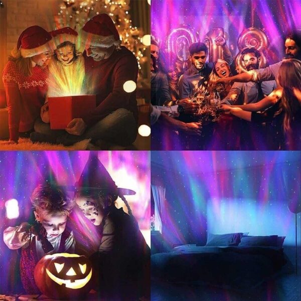 LED Starry Projection Light with Remote Control | A7 LED Starry Projection Light - Image 9