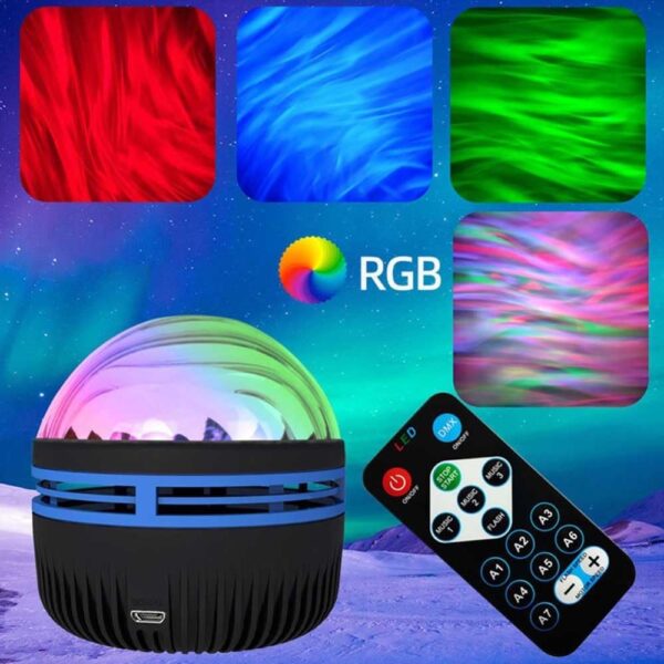 LED Starry Projection Light with Remote Control | A7 LED Starry Projection Light - Image 7