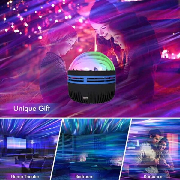LED Starry Projection Light with Remote Control | A7 LED Starry Projection Light - Image 4