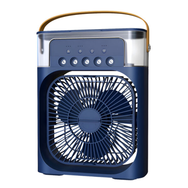 Portable Mini Air Conditioner Mist Fan 10-Inch Rectangle Portable USB Air Cooling Mini Fan - Compact, Powerful, and Perfect for On-the-Go Cooling - Image 7