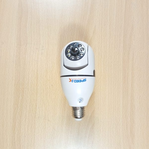 Speed-X SP-E27 Smart Bulb Camera: 1080p HD, 360° View, Night Vision, 2-Way Audio & Motion Detection - Image 6